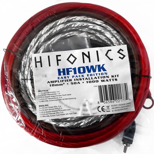 Hifonics 10mm kabelset - hifonics, 10mm²