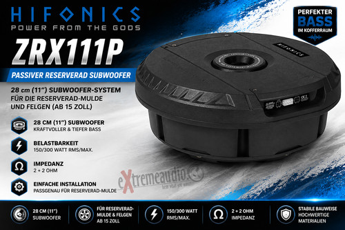 Hifonics zrx111p passiver - hifonics,