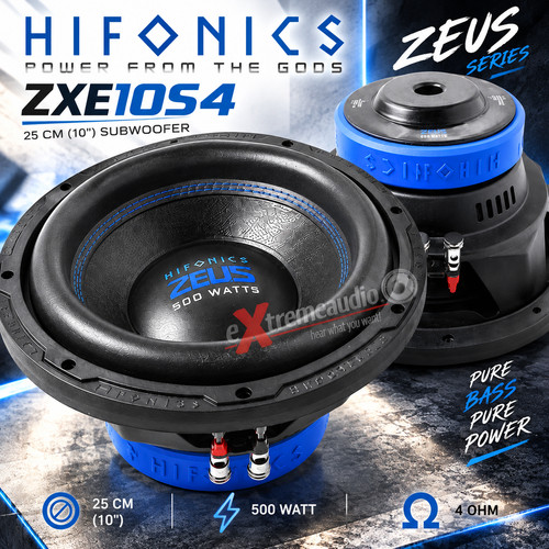 Hifonics zxe10s4 subwoofer - zxe10s4,