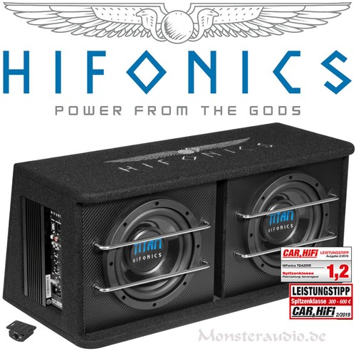 Hifonics 600 watt 2x20cm - 600,
