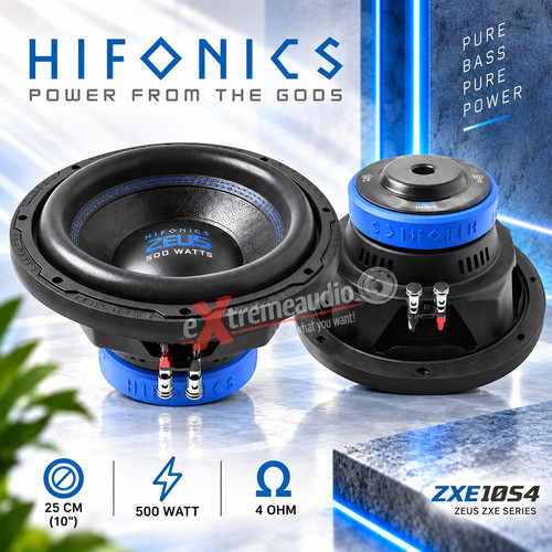Hifonics zxe 10s4 subwoofer - hifonics, 25